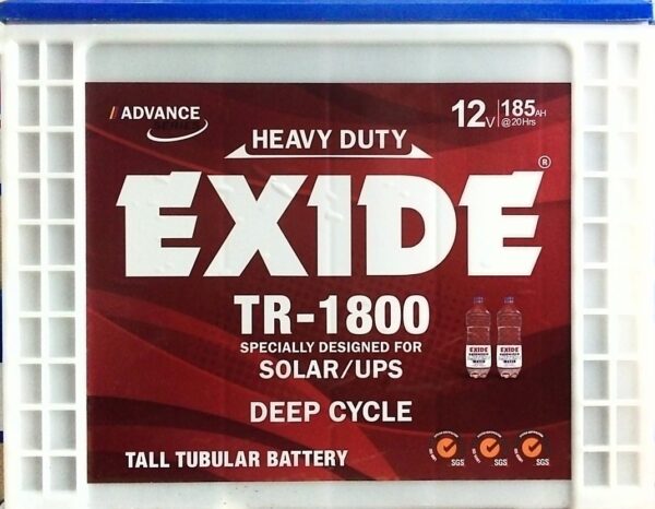 EXIDE Tall Tubular 1800 battery
